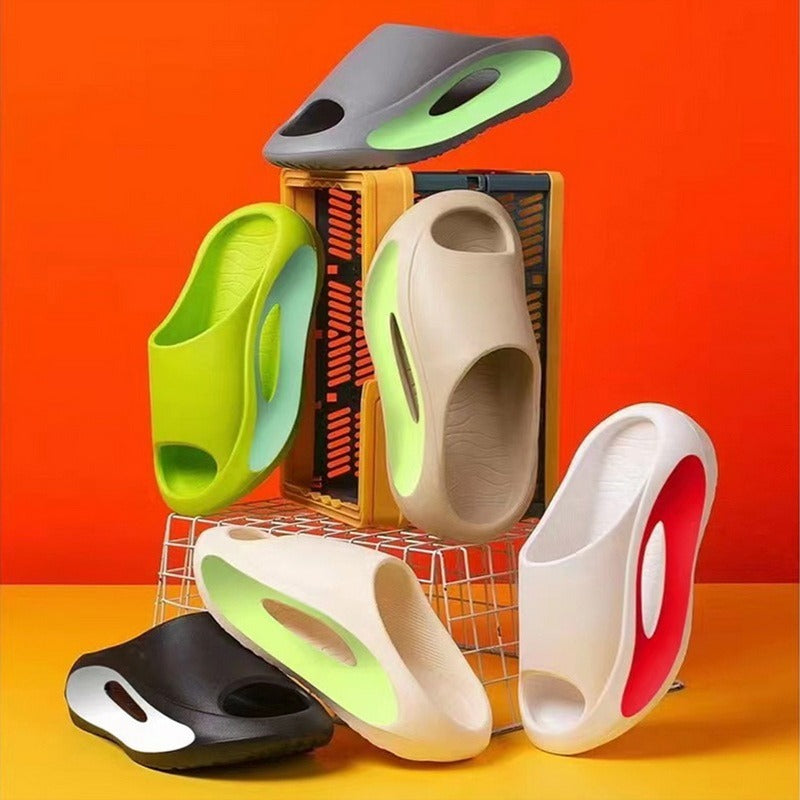 Peep-Toe Slippers