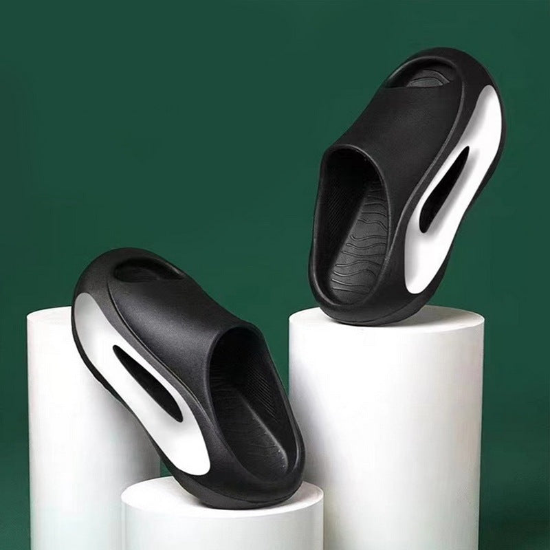 Peep-Toe Slippers