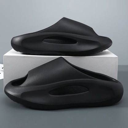 Peep-Toe Slippers