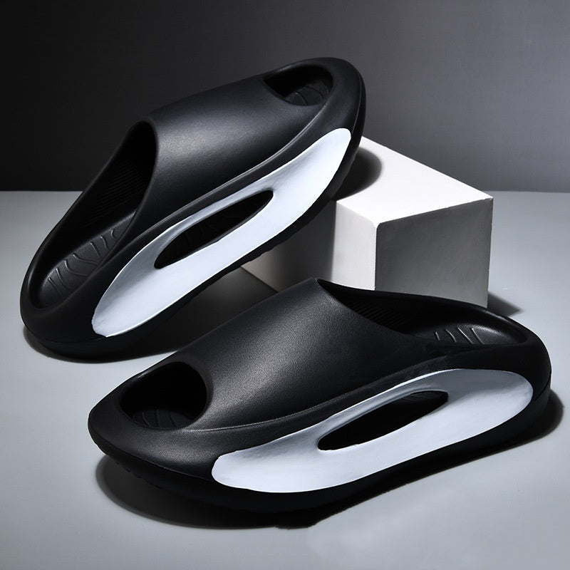 Peep-Toe Slippers