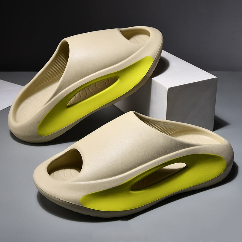 Peep-Toe Slippers