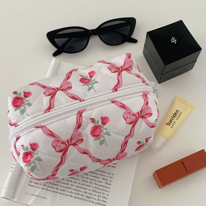Heart Bow Cosmetic Bag